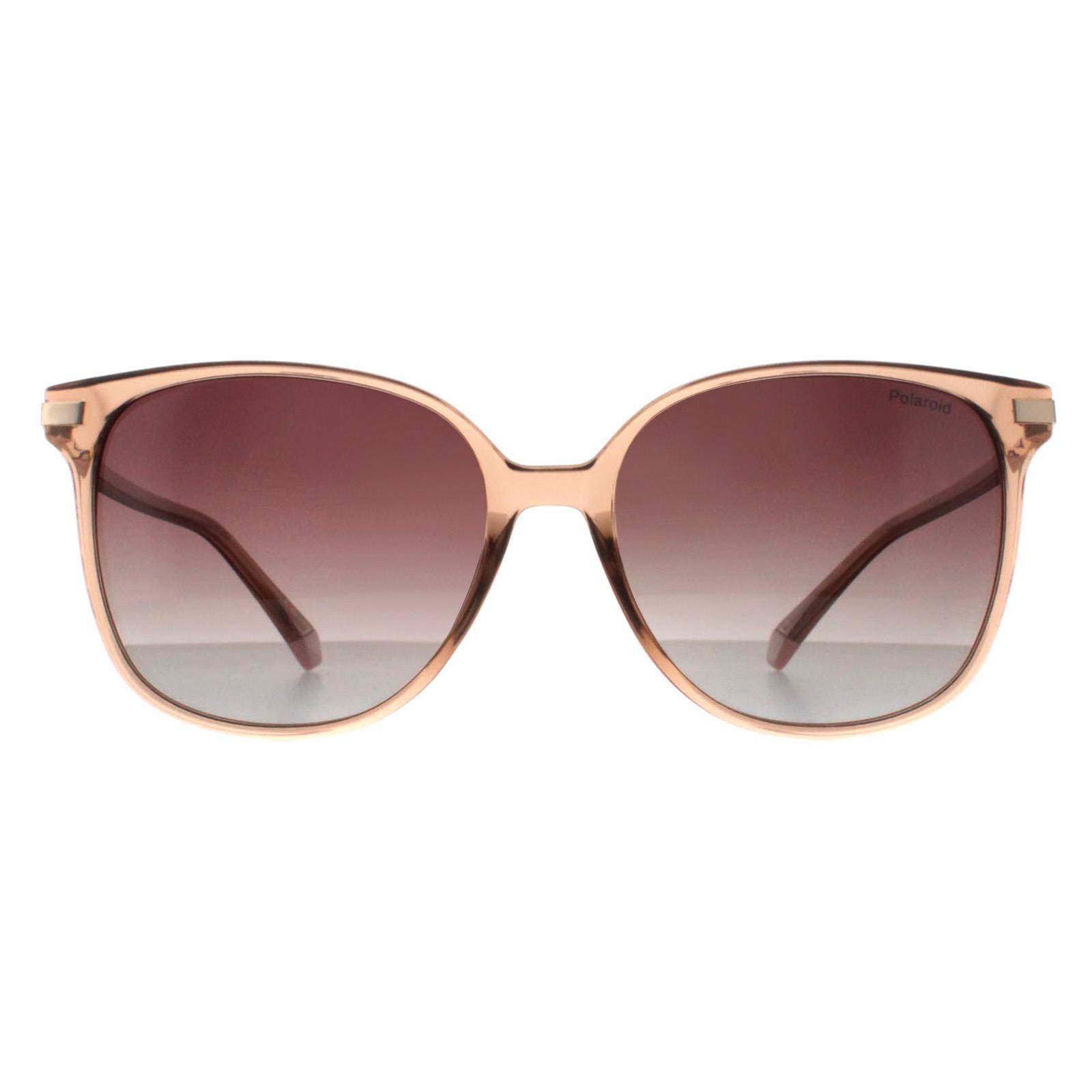 Polaroid Square Womens Gold Brown Gradient Polarized PLD 4170/G/S/X