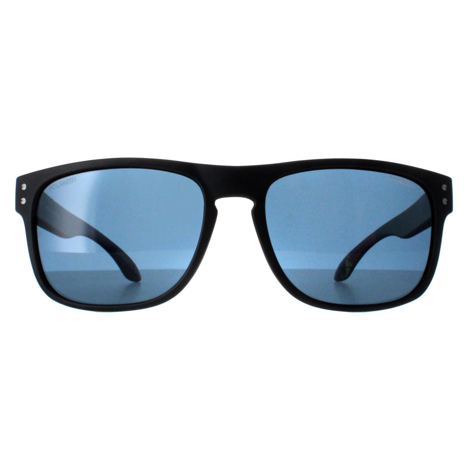 O'Neill Rectangle Mens Matte Black Blue Polarized Kelp