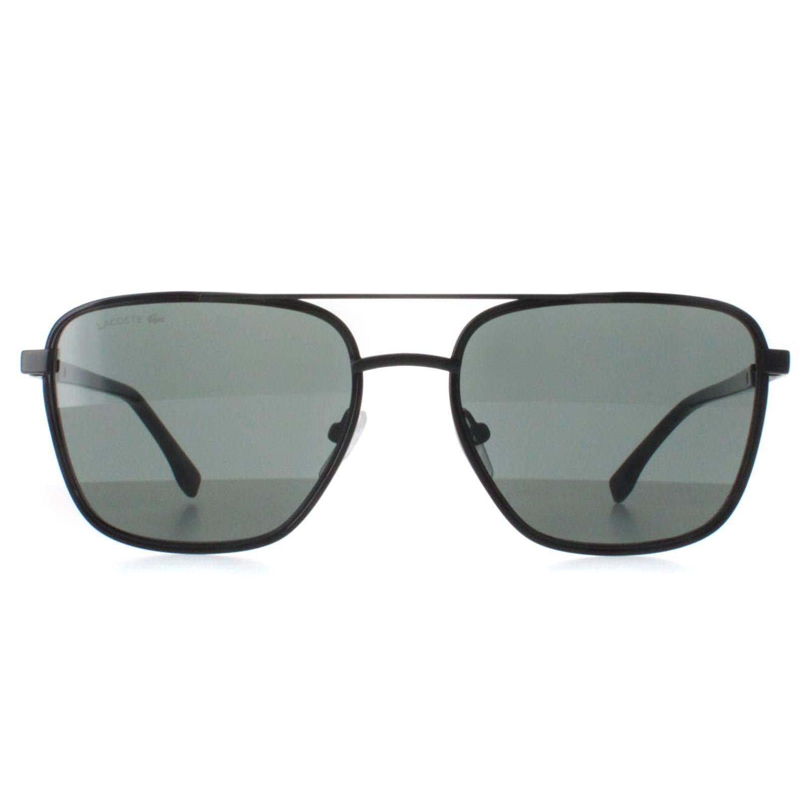 Lacoste Rectangle Mens Matte Black Grey L245S