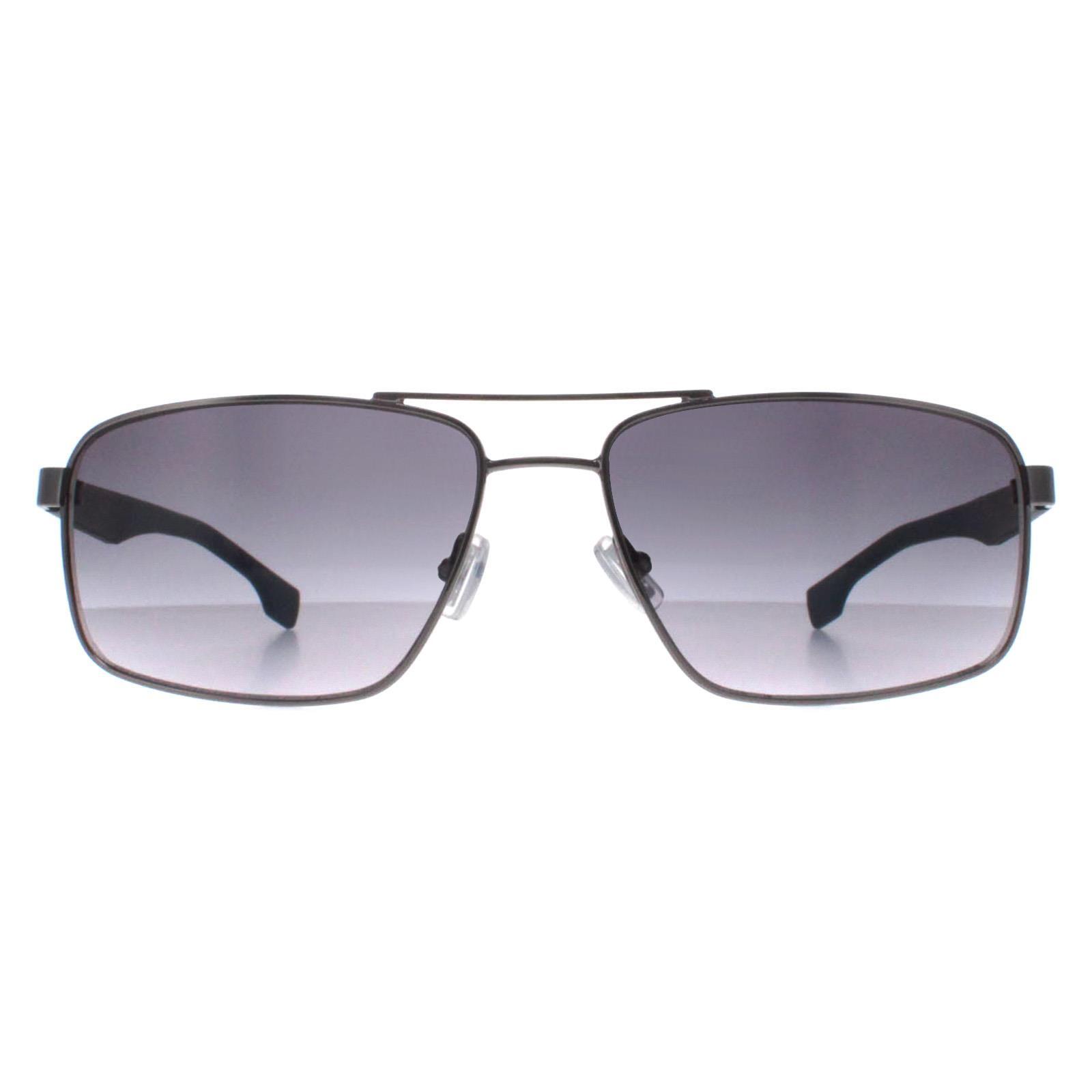 Hugo Boss Aviator Mens Ruthenium Blue Blue BOSS 1580/S