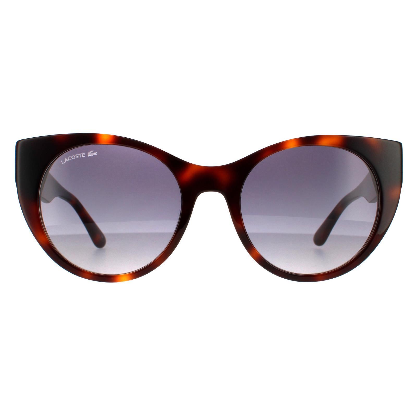 Lacoste L913S Red New Women\'s Sunglasses LACOSTE L 913S 001 Sunglasses Black Frame Brown Gradient  main image 3