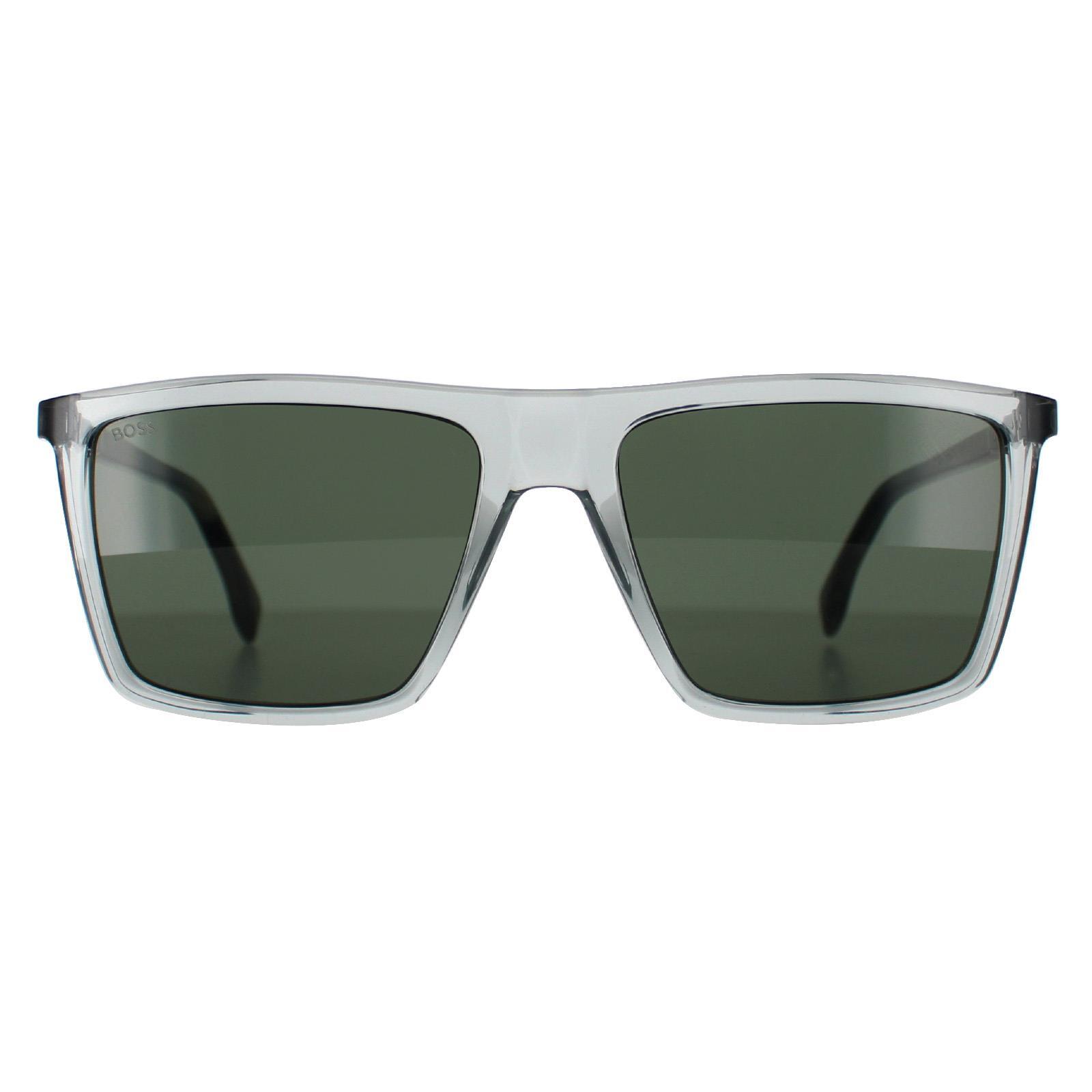 Hugo Boss Square Mens Grey Havana Green BOSS 1490/S