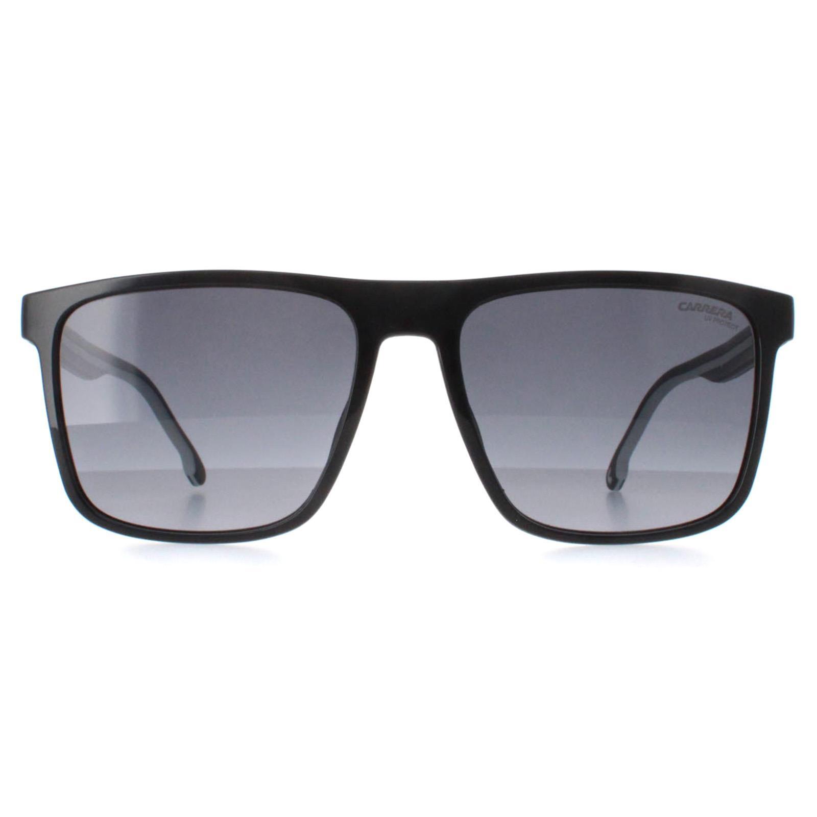 Carrera Rectangle Mens Black and White Dark Grey Gradient 8064/S