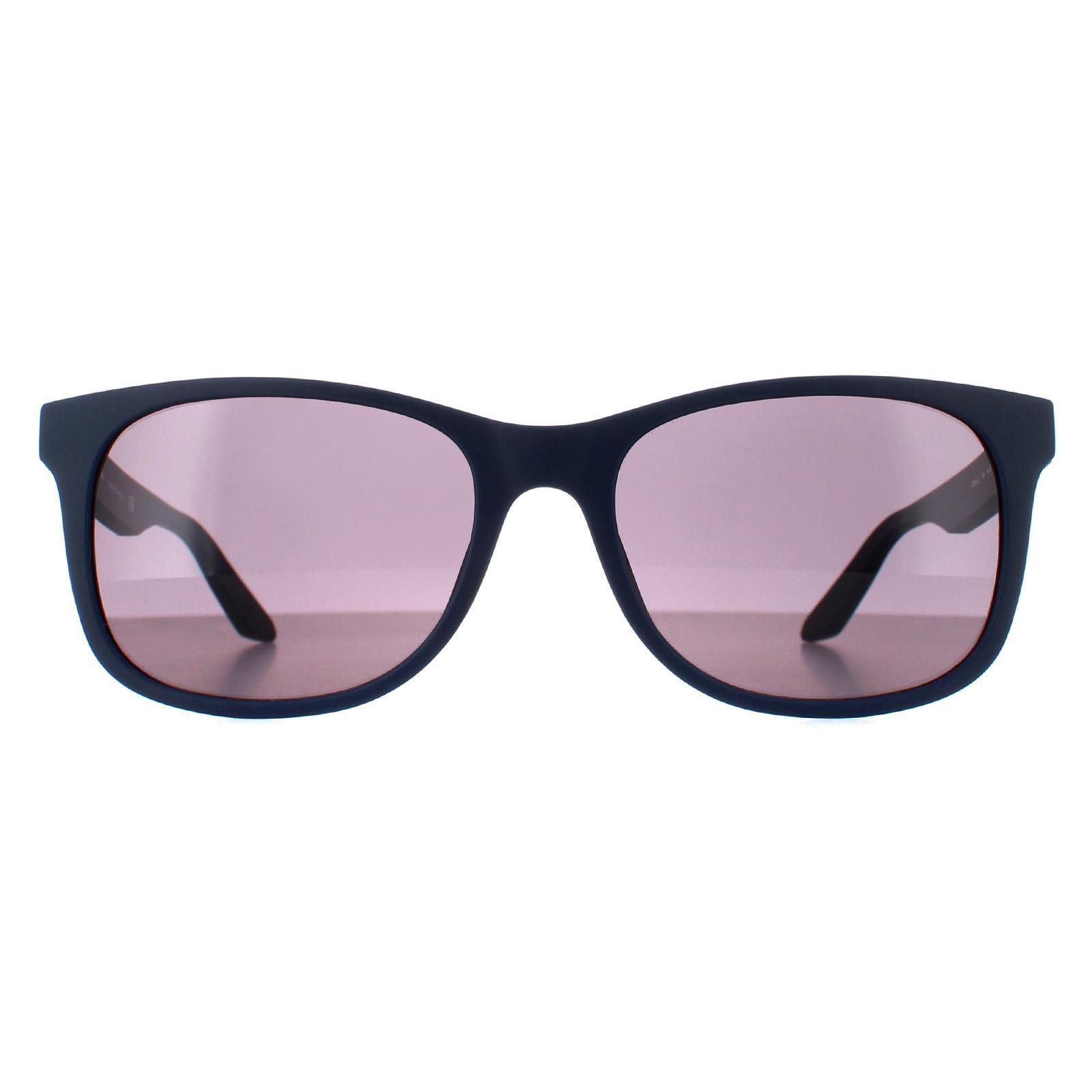 Dragon Rectangle Mens Matte Navy Lumalens Smoke Eden