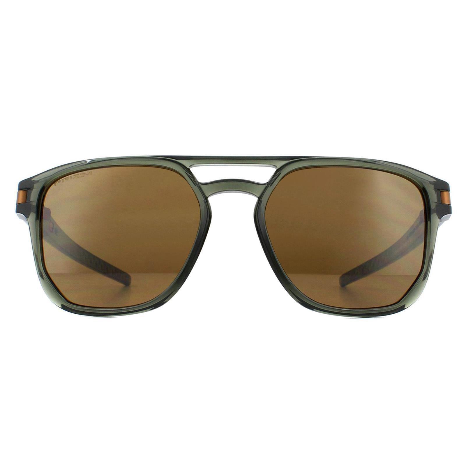 Oakley Square Unisex Olive Ink Prizm Tungston Sunglasses