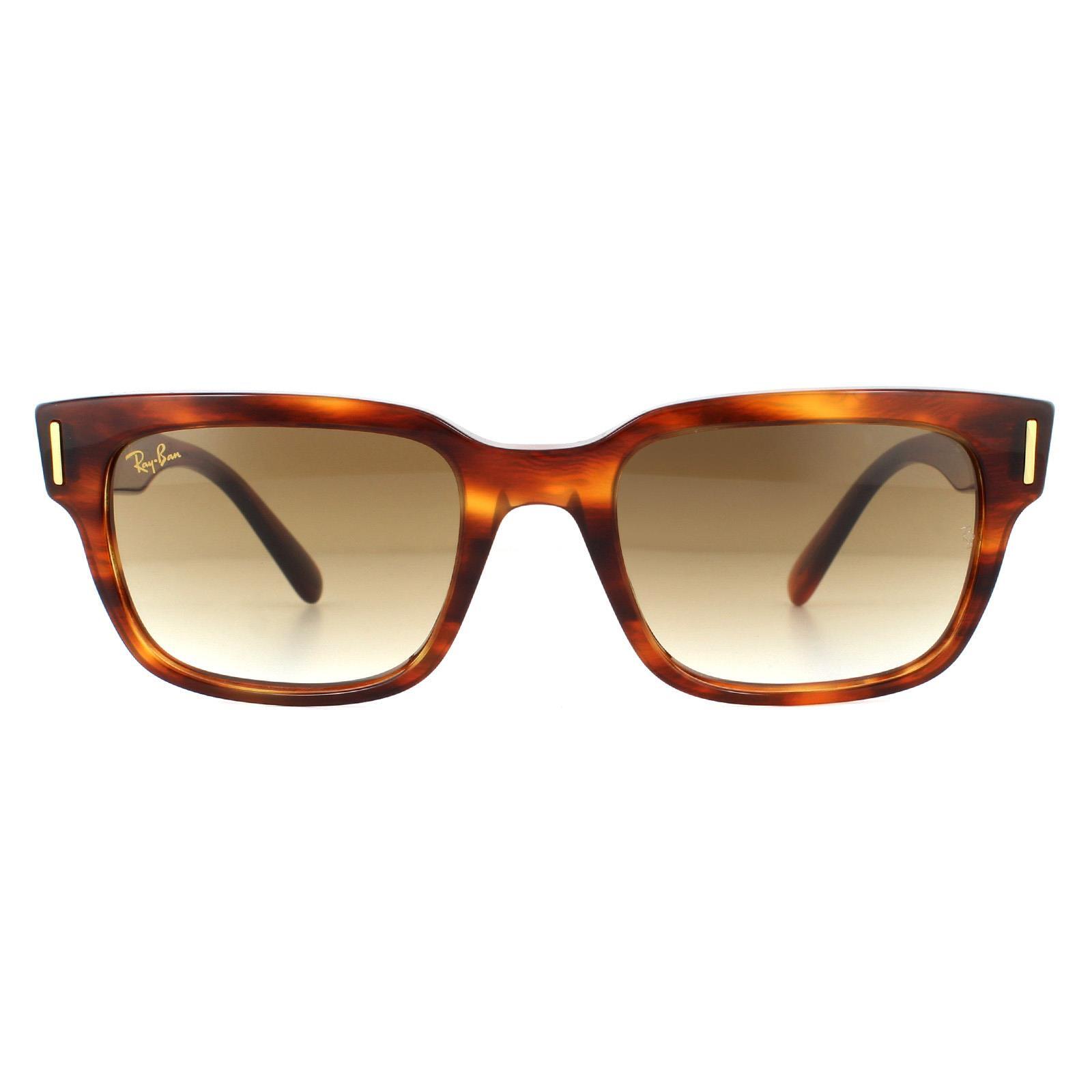 Ray-Ban Square Mens Tortoise Light Brown Gradient Sunglasses