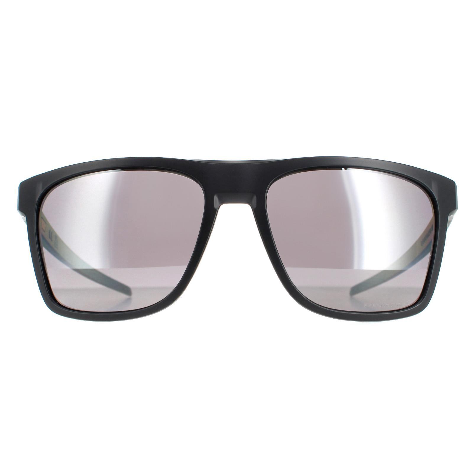 Oakley Square Mens Matte Black Ink Prizm Black Polarized Sunglasses