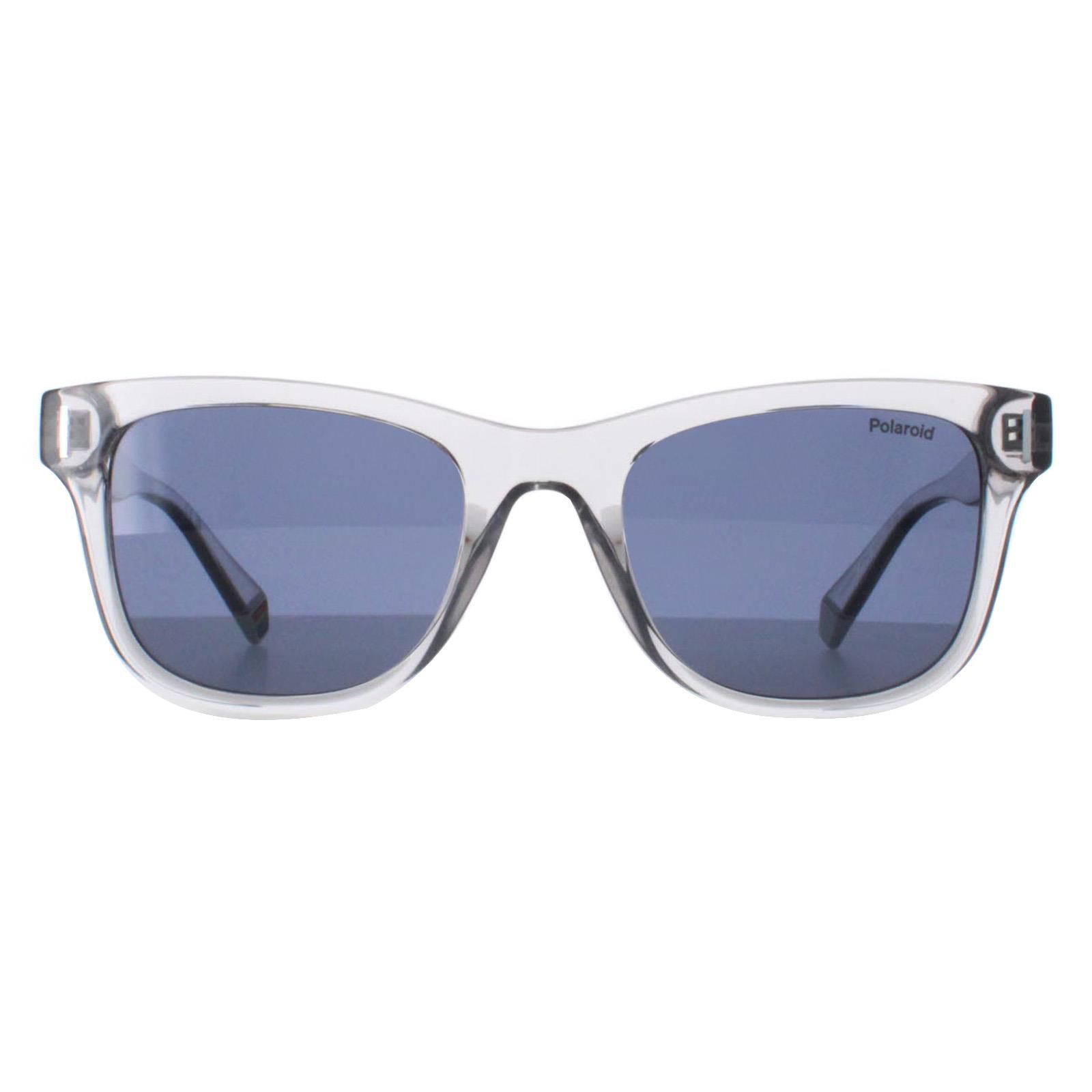 Polaroid Rectangle Unisex Grey Grey Polarized PLD 6206/S