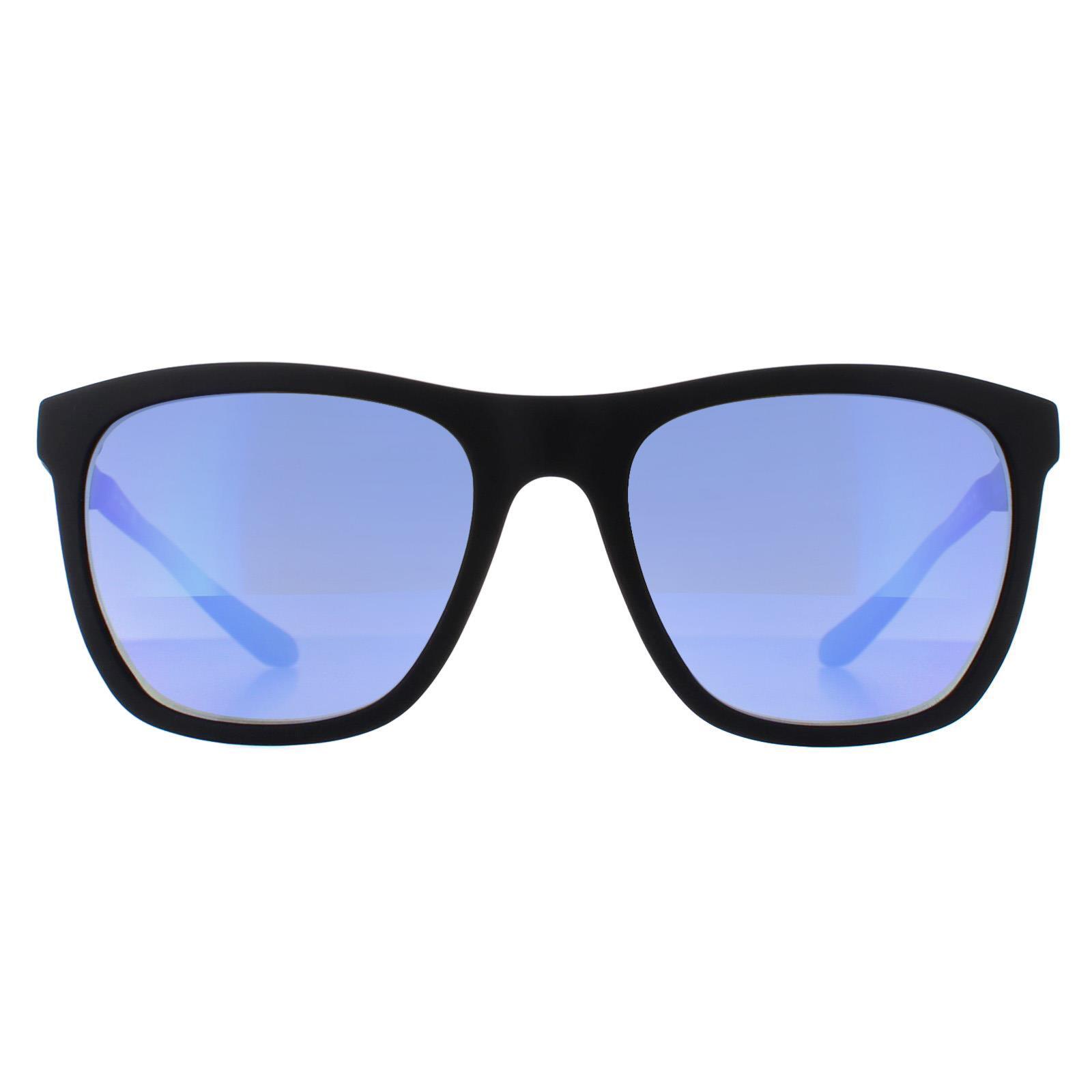 Dragon Rectangle Mens Matte Black Lumalens Blue Ionized Wilder