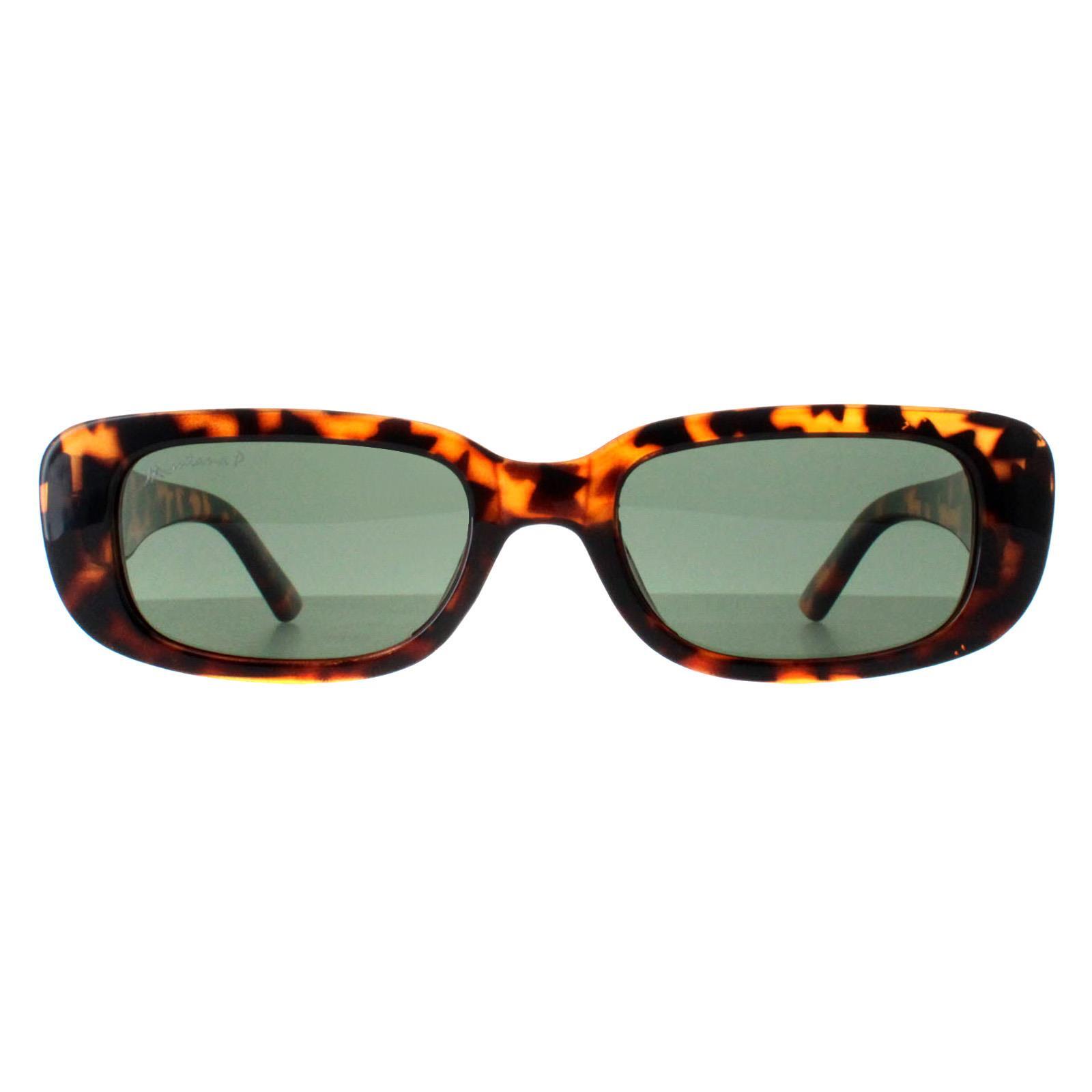 Montana Rectangle Womens Shiny Turtle G15 Polarized MP65