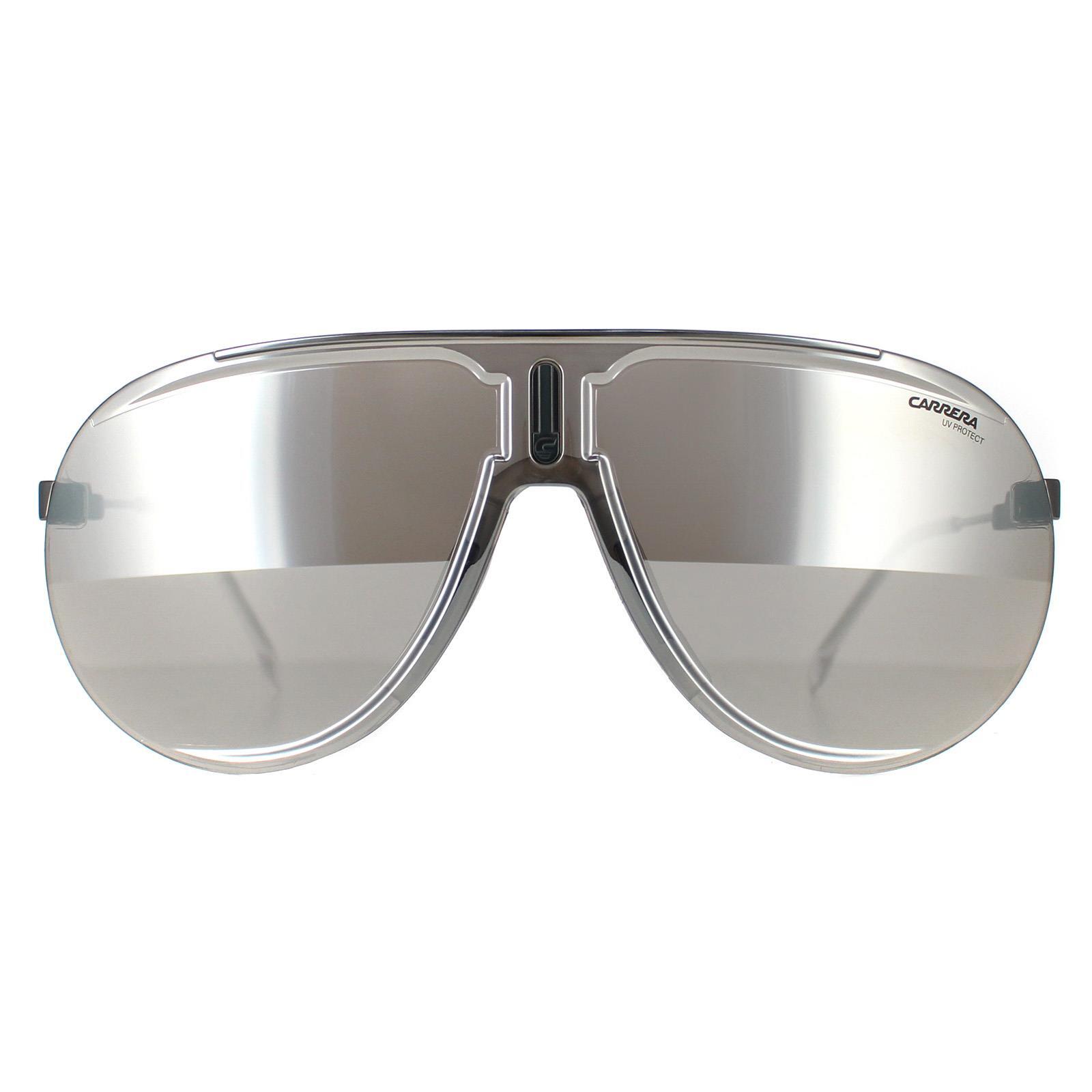 Carrera Aviator Unisex Ruthenium Silver Mirror SuperChampion