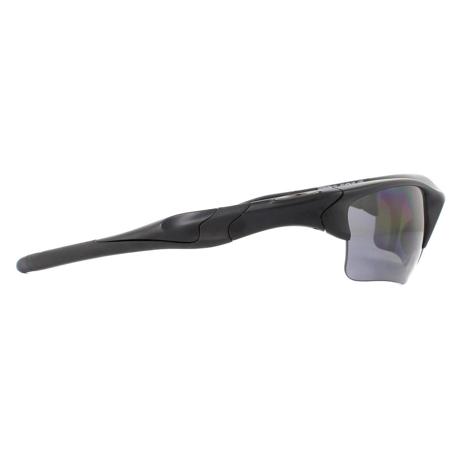 Oakley Sport Mens Matte Black Grey Polarized Sunglasses