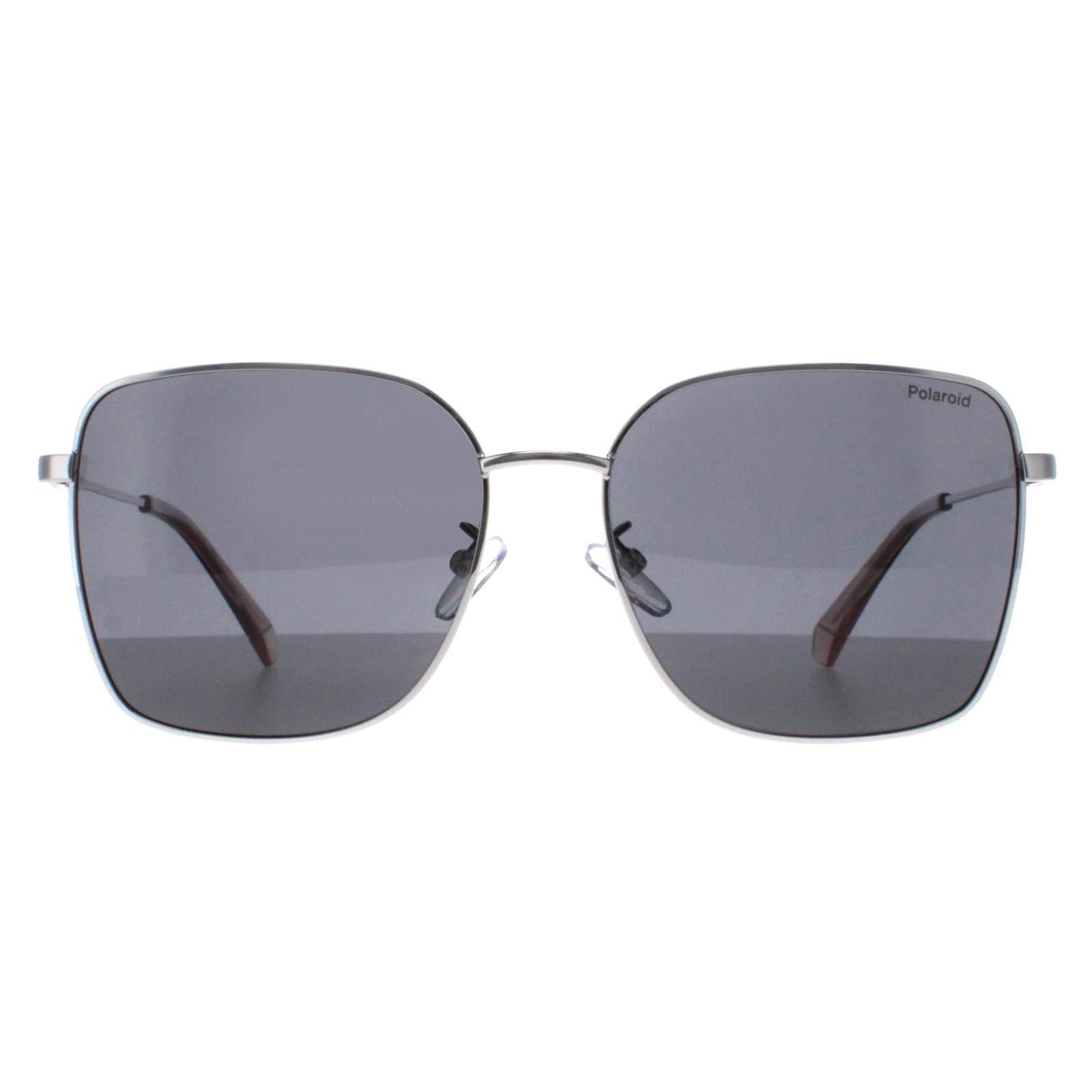 Polaroid Square Womens Palladium Grey Polarized PLD 4158/G/S/X