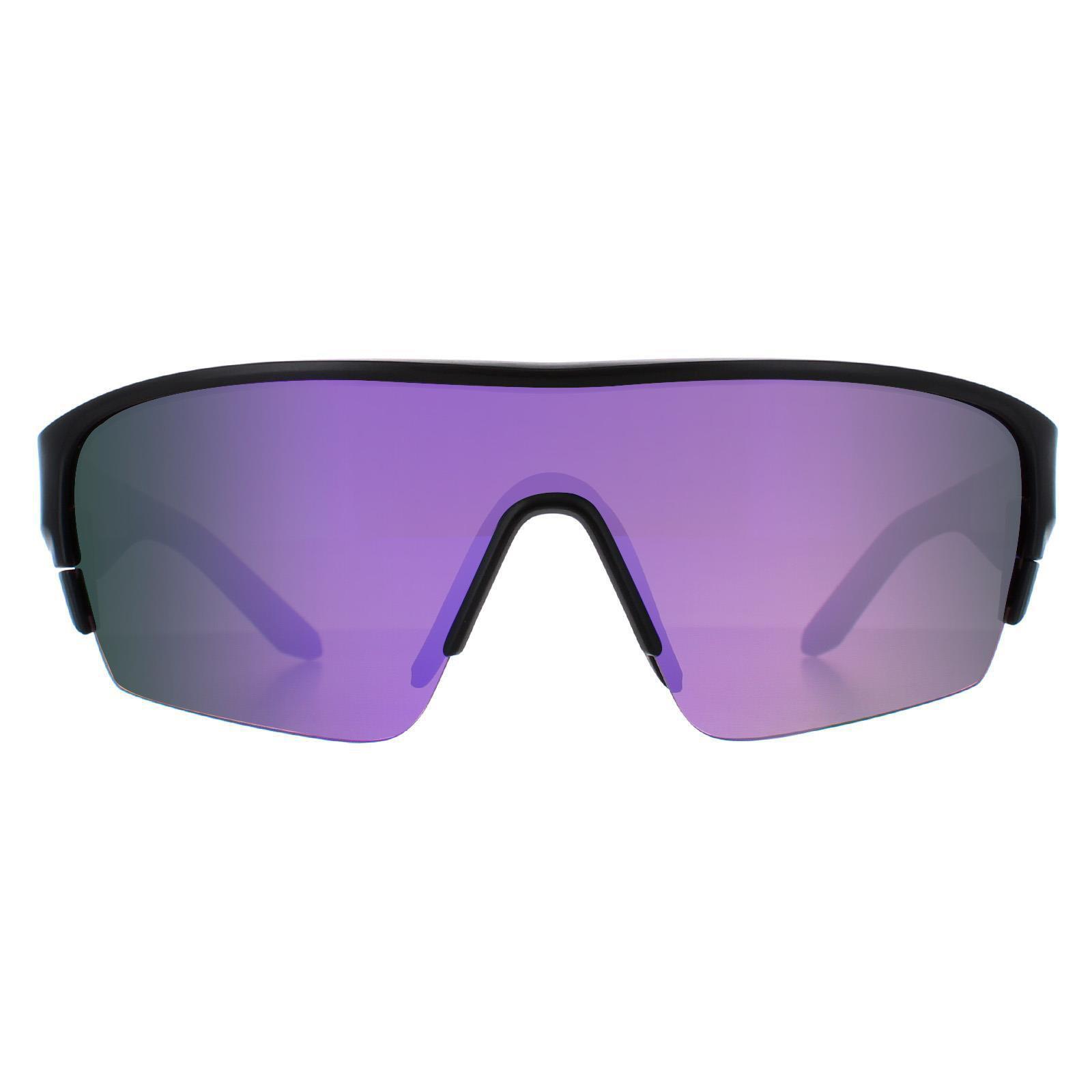 Dragon Semi Rimless Mens Matte Black Lumalens Purple & Spare Tracer X