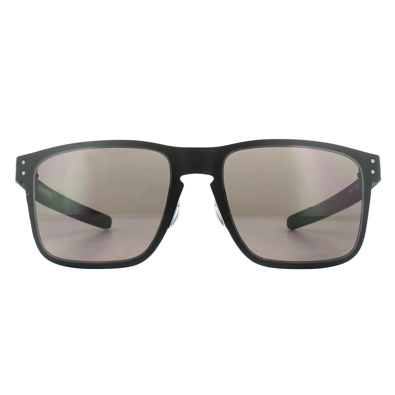Oakley Rectangle Unisex Matt Black Prizm Grey Sunglasses