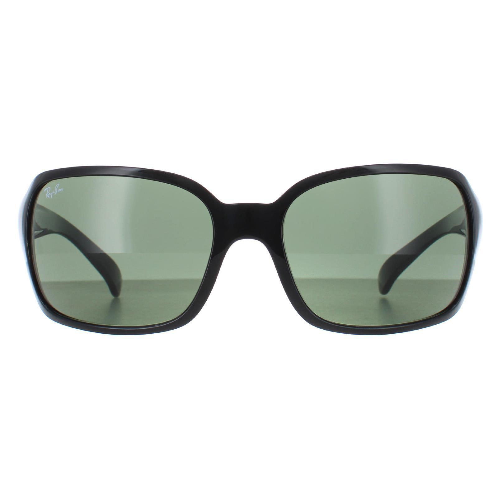 Ray-Ban Butterfly Womens Black Green Sunglasses