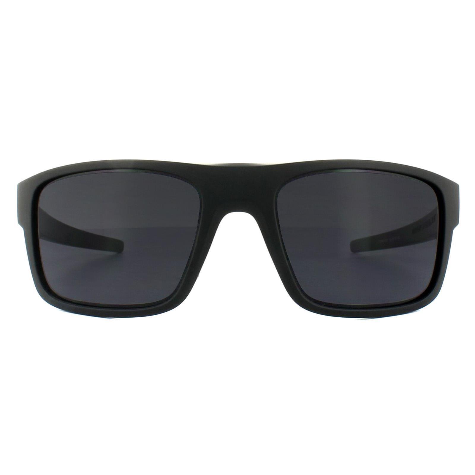 Oakley Wrap Mens Matt Black Grey Sunglasses