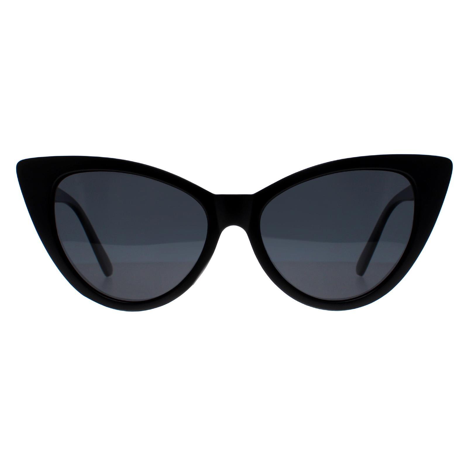 Montana Cat Eye Womens Matte Black Grey Polarized MP71