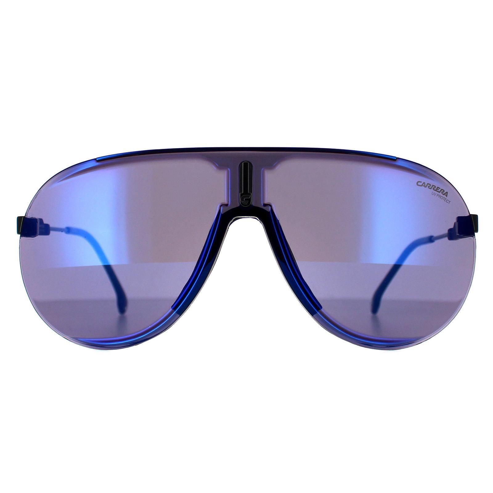 Carrera Aviator Unisex Black Blue Blue Sky Mirror SuperChampion
