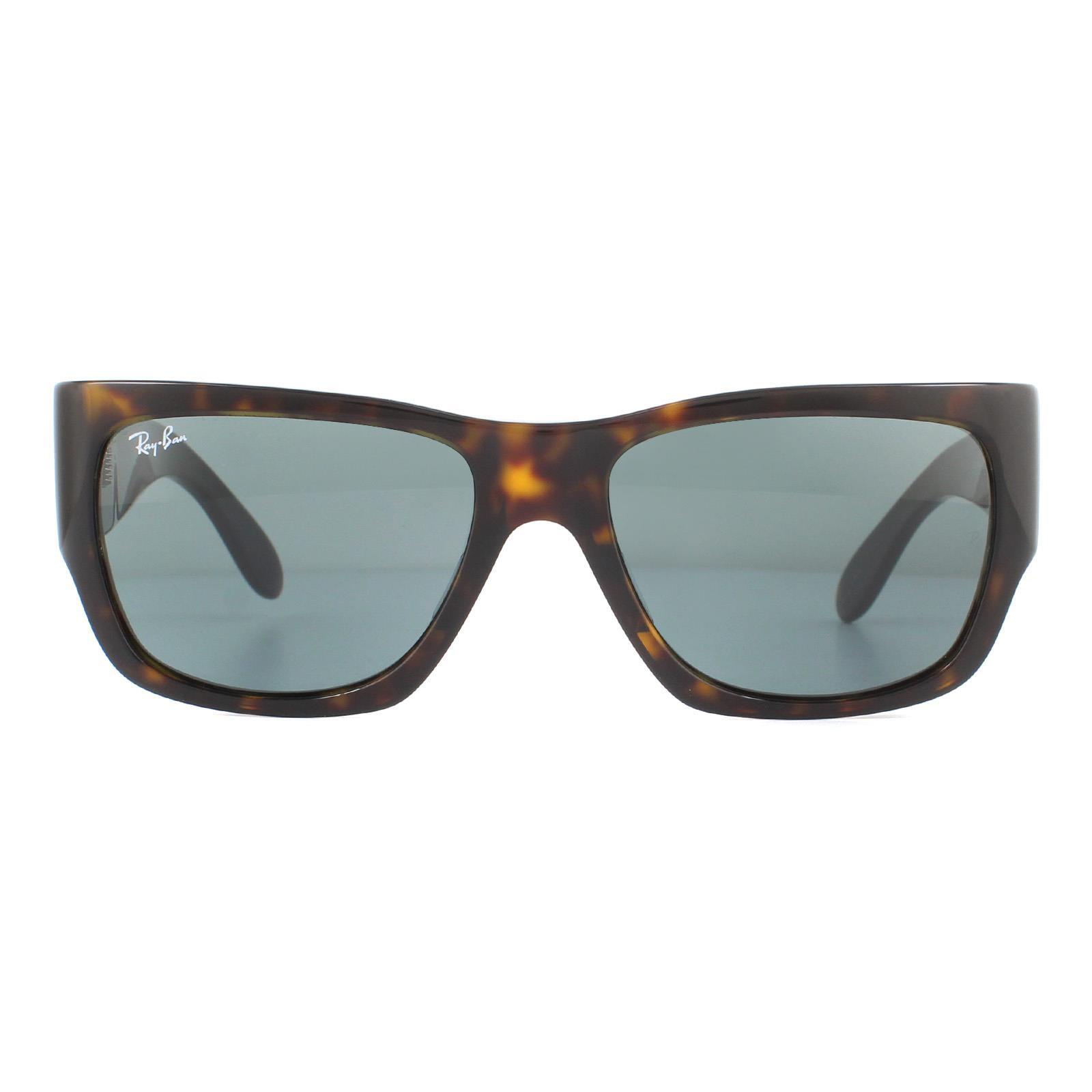 Ray-Ban Square Unisex Tortoise Blue Sunglasses