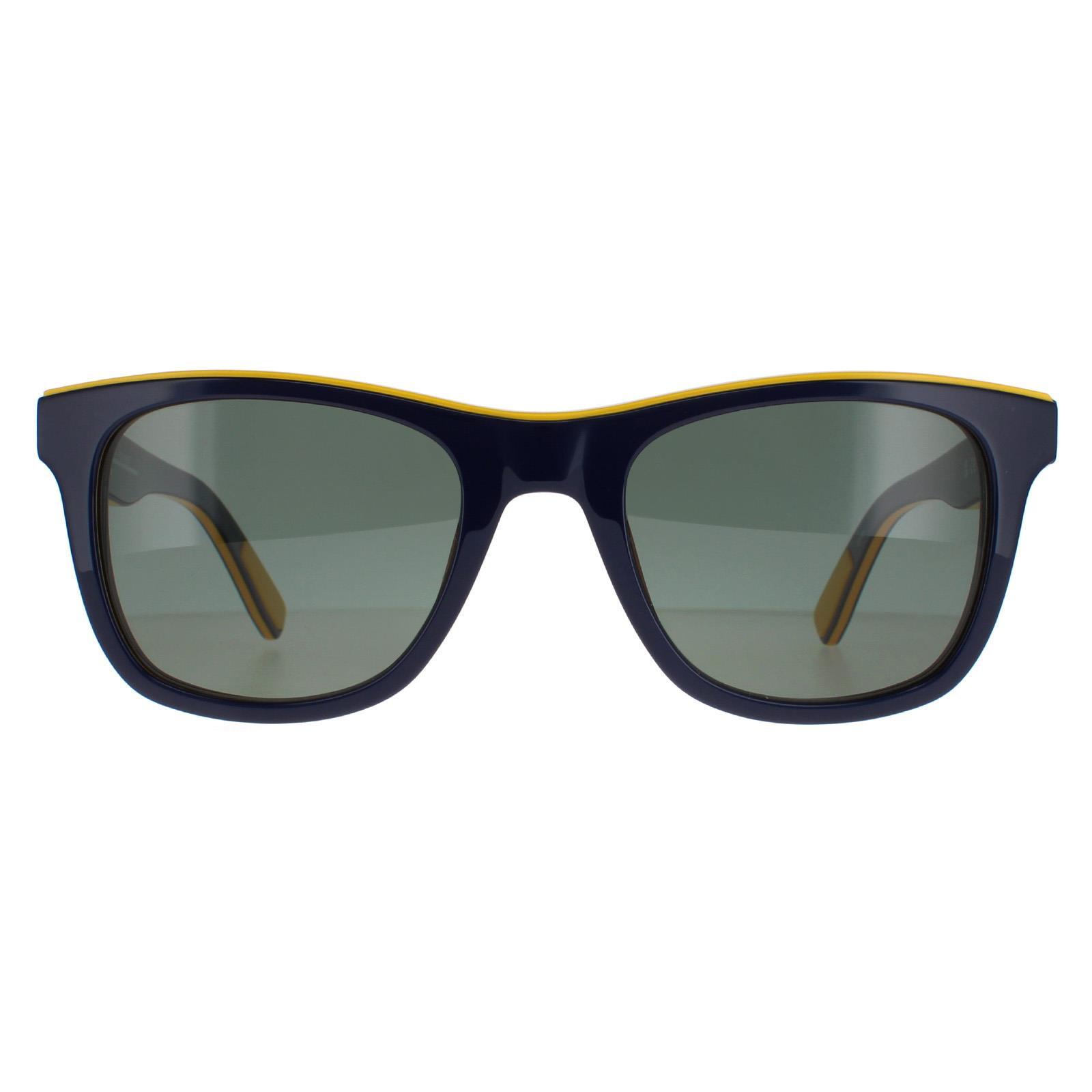 Lacoste Square Mens Blue Yellow Blue Grey Green Polarized L781SP