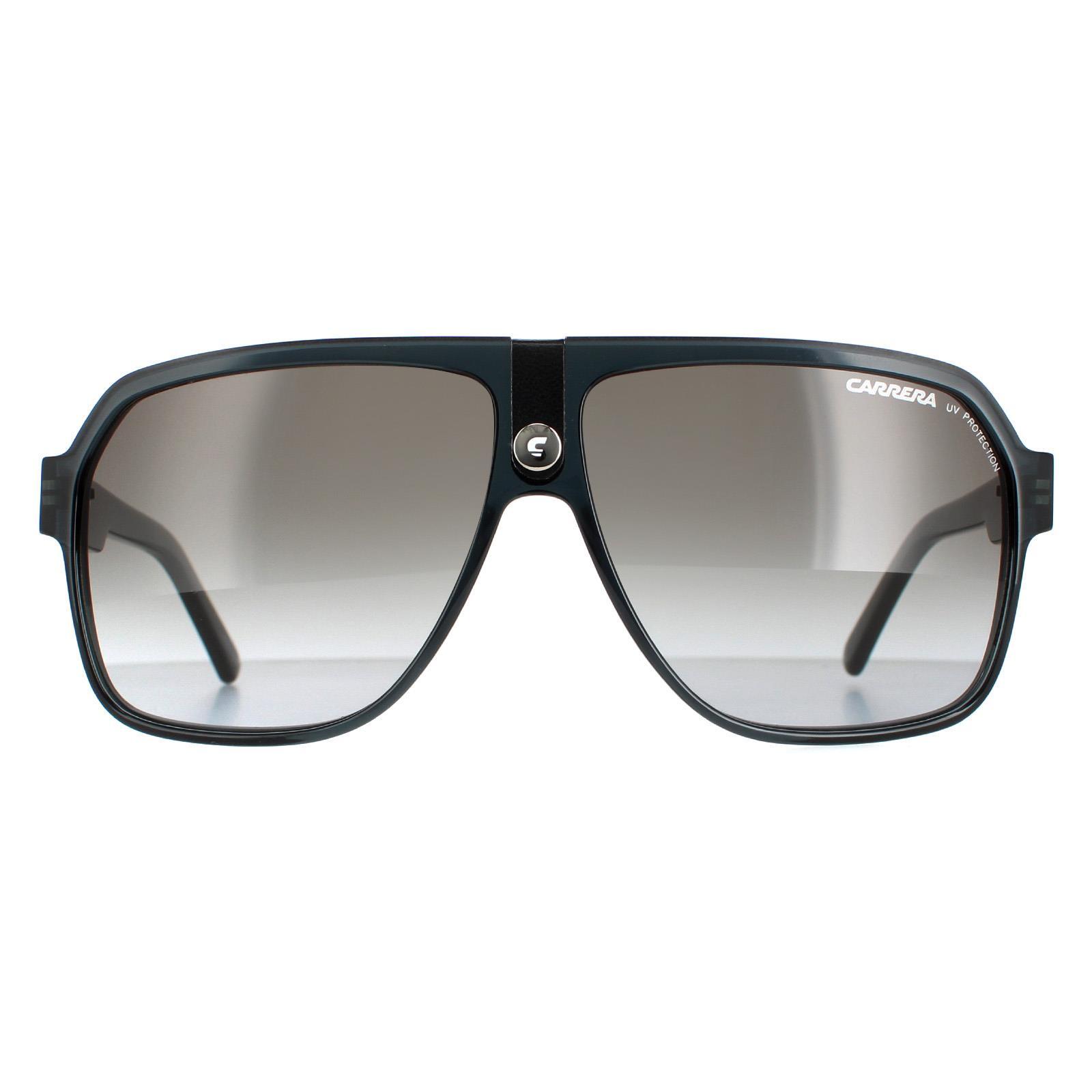 Carrera Aviator Unisex Grey Black Dark Grey Gradient Sunglasses