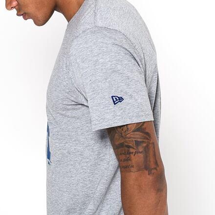 Camiseta de manga corta para hombre New era La dodgers en color gris 5/5