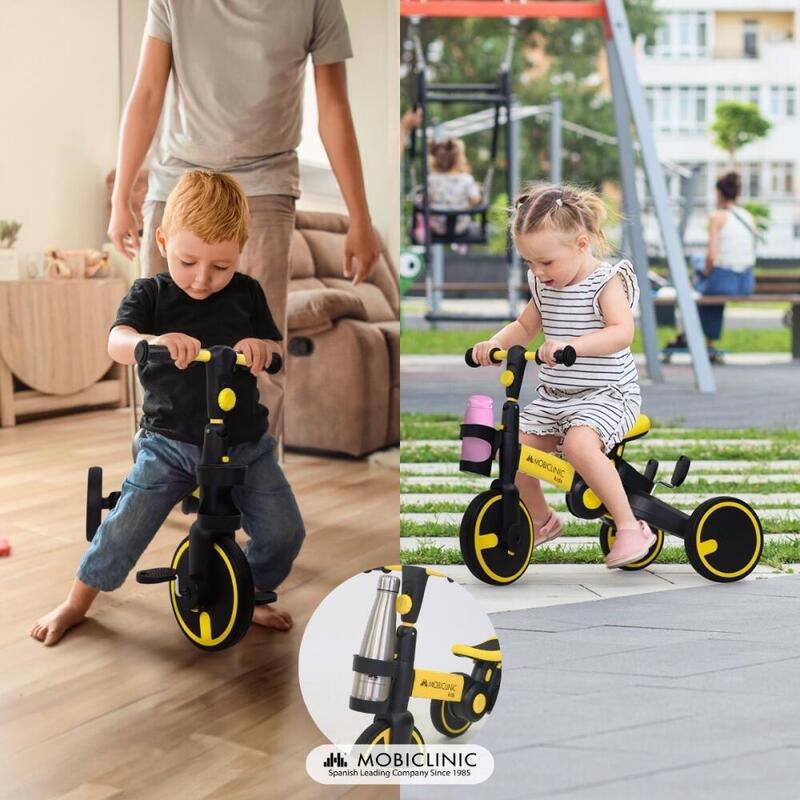 Tricycle 5 en 1 Evolutif Guidon Siège réglable Léger Vélo d'équilibre