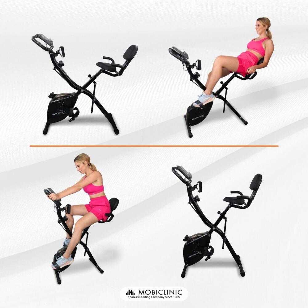 Hometrainer 2,5kg Inklapbaar LCD scherm Multifunctioneel Fiets Polsslagmeter 3/7