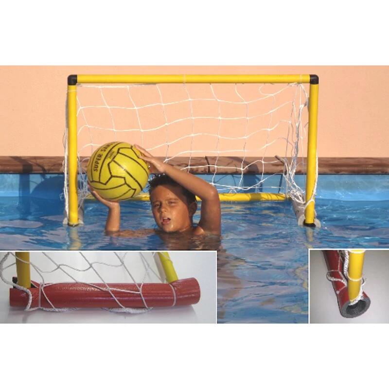 Wasserballtor mit Schwimmern 90 x 60 cm 2/2