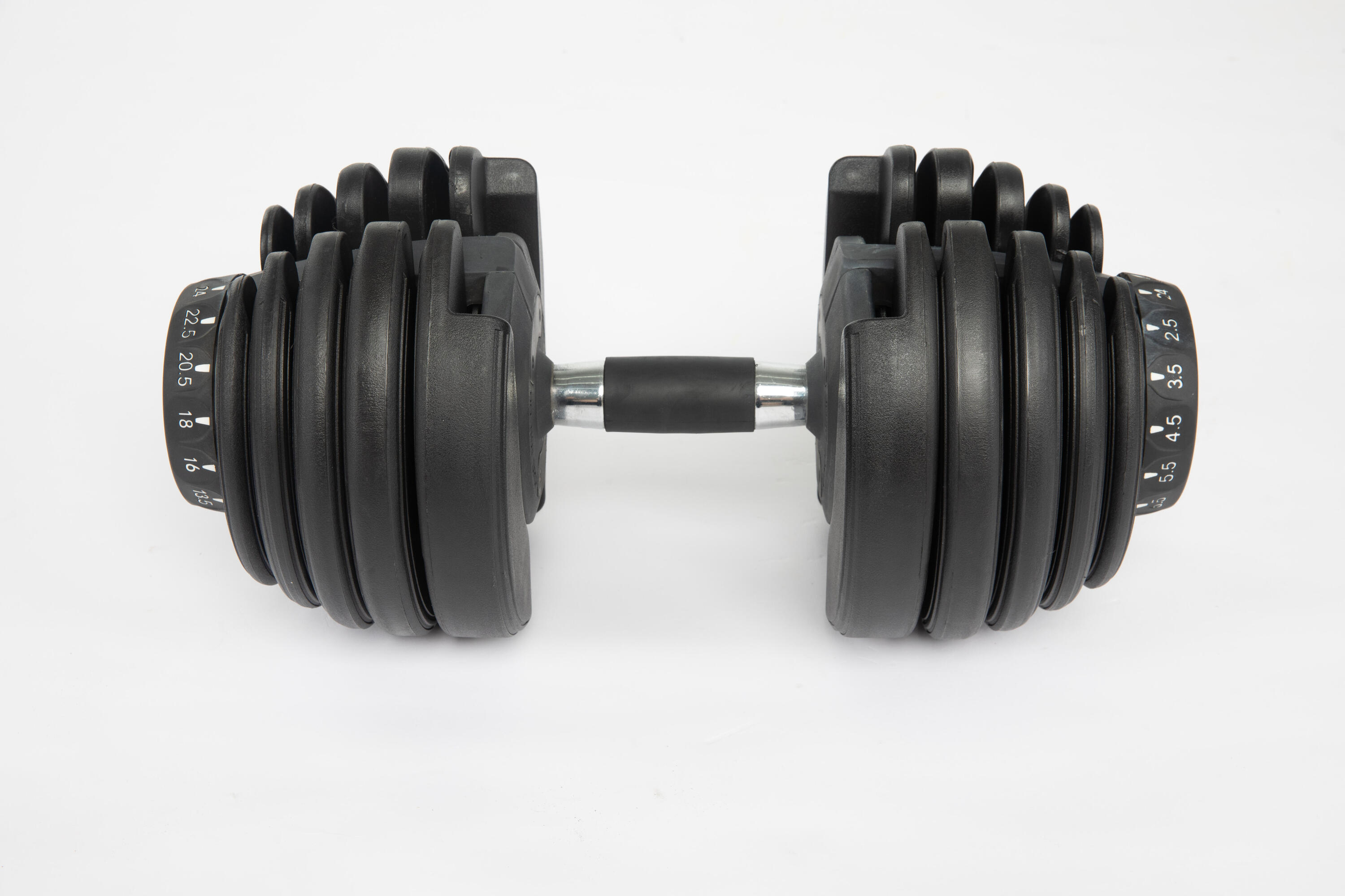 Manubrio regolabile da 2,5 a 24 kg. 15 livelli 2/6