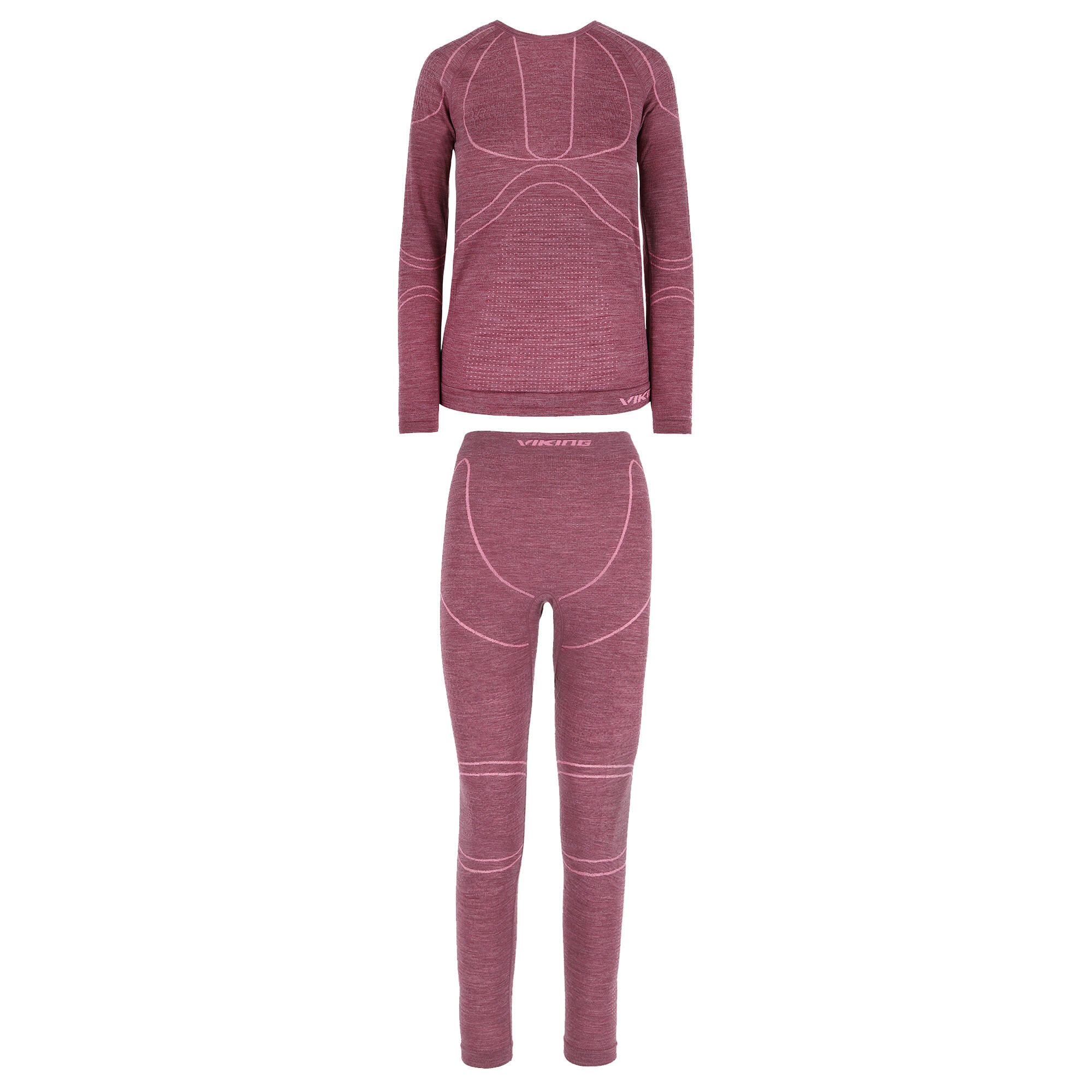 Komplet damskie bielizny termoaktywnej Viking Lana Pro, z wełną Merino