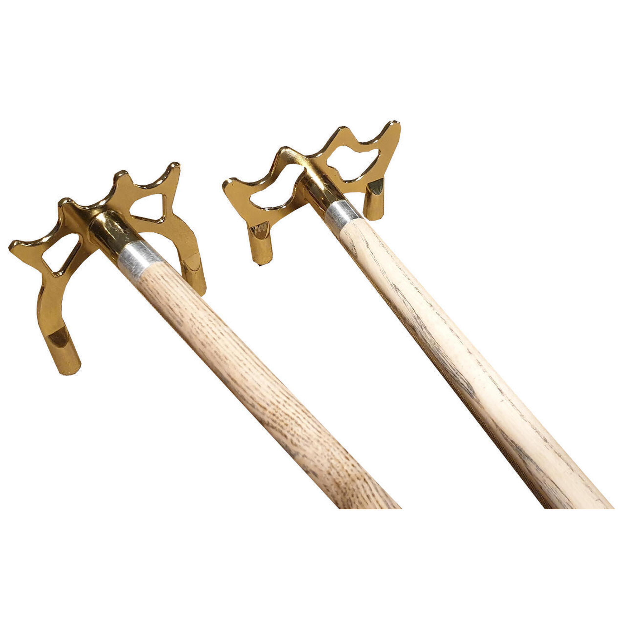 John West - 2 Queues De Billard En Laiton Plat + Haut Dans Un Set - Queue De Billard Incluse - Set De Billard - Marron - No Size - Decathlon