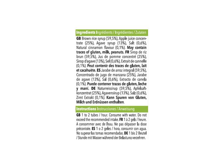 24 gels énergétiques - vegan - sans gluten - bouchon refermable - 37g - Pomme 4/6
