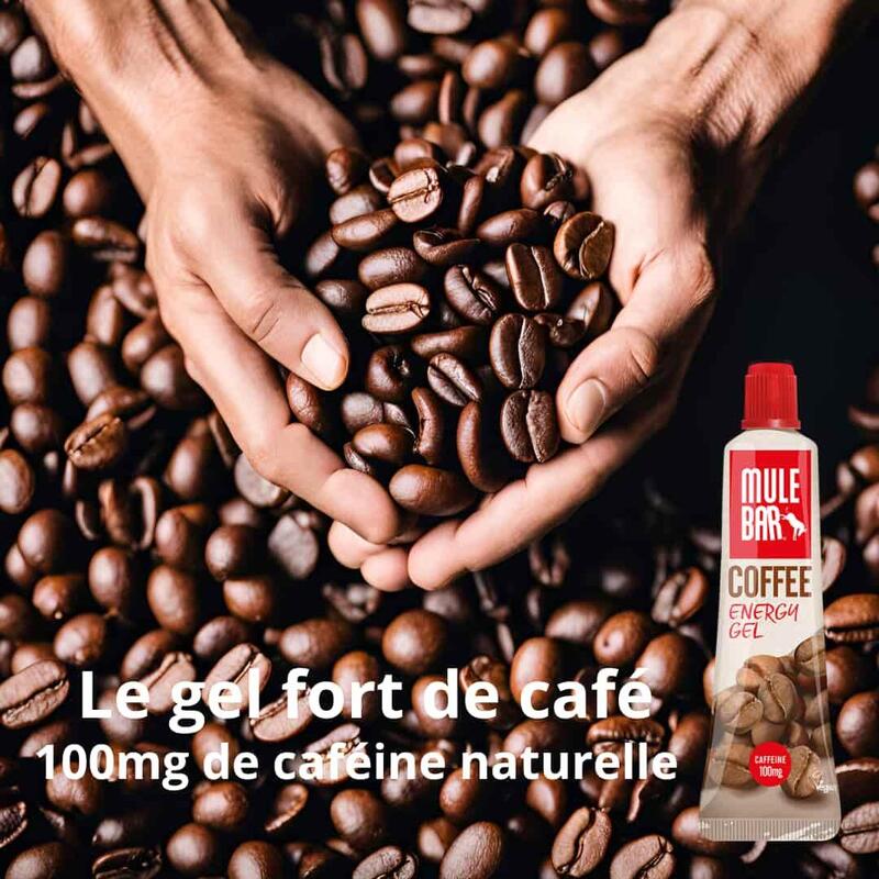 24 gels énergétiques - vegan - avec bouchon refermable - 37g - Café