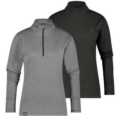 Poederbaas Arctic Ski Pullover Damen - Grau/Schwarz - 2er Pack