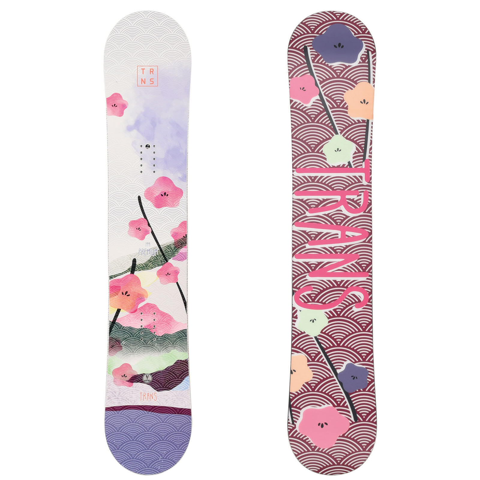 TRANS Trans Damen Snowboard Premium Wood Freestyle 143 cm Lila 2024/25