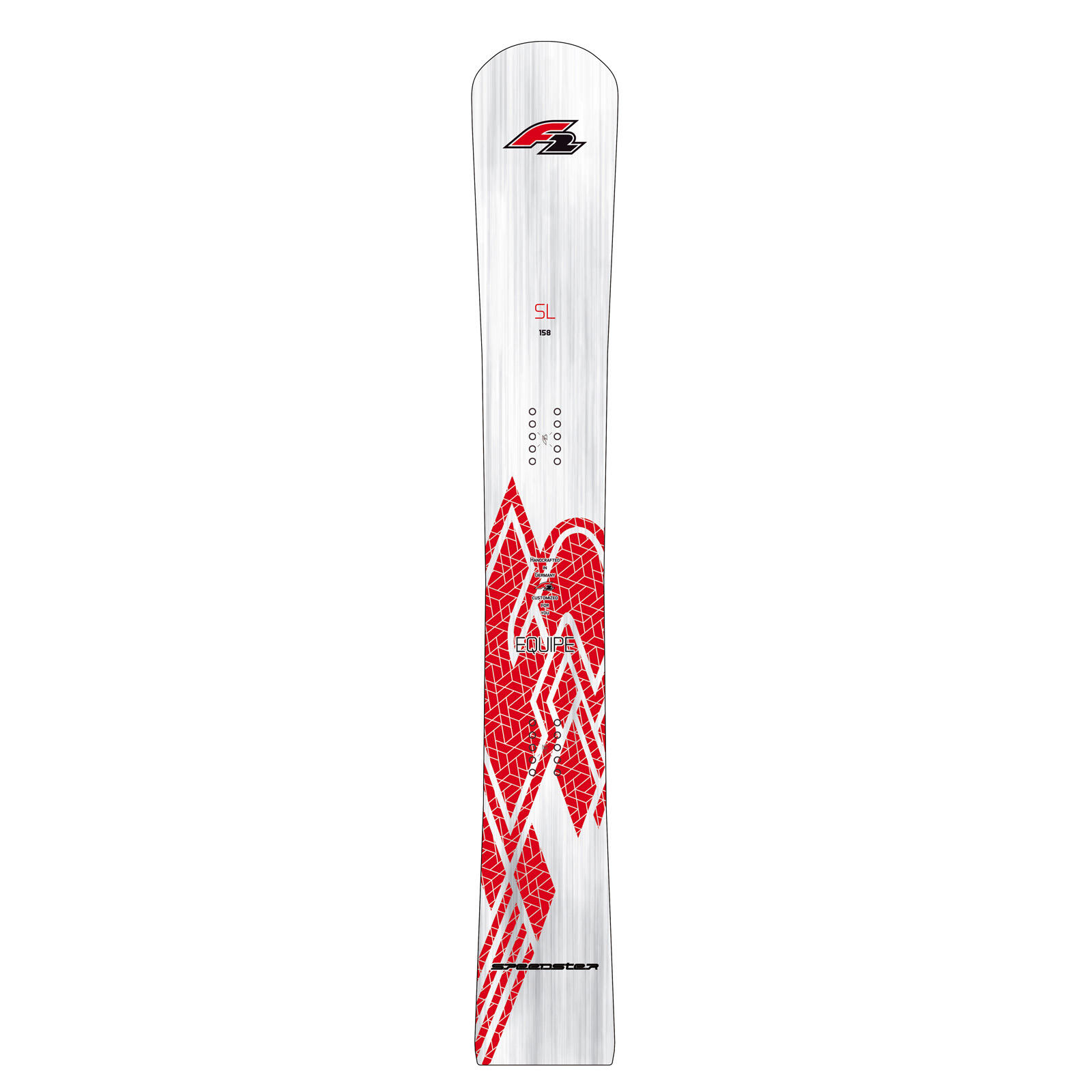 F2 F2 Junior Snowboard Speedster Equipe SL TX Carbon Race 145 cm Silber/Rot 2024/25
