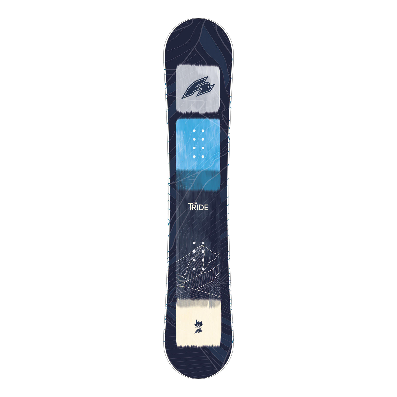 F2 Herren Snowboard T - Ride Freestyle 151 cm Blau 2024/25 2/3