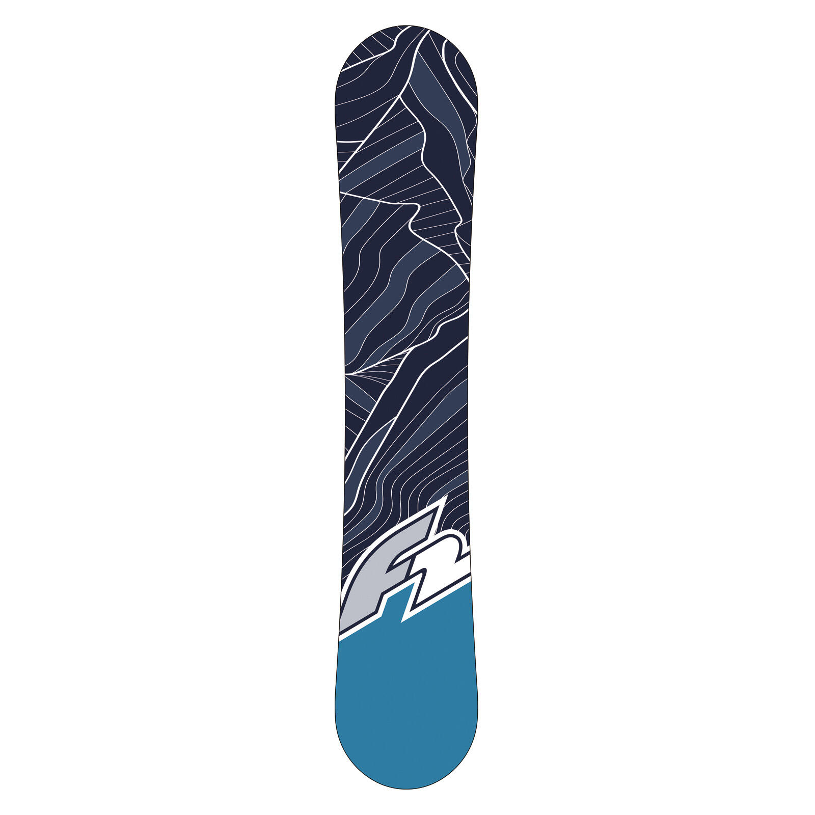 F2 Herren Snowboard T - Ride Freestyle 151 cm Blau 2024/25 3/3