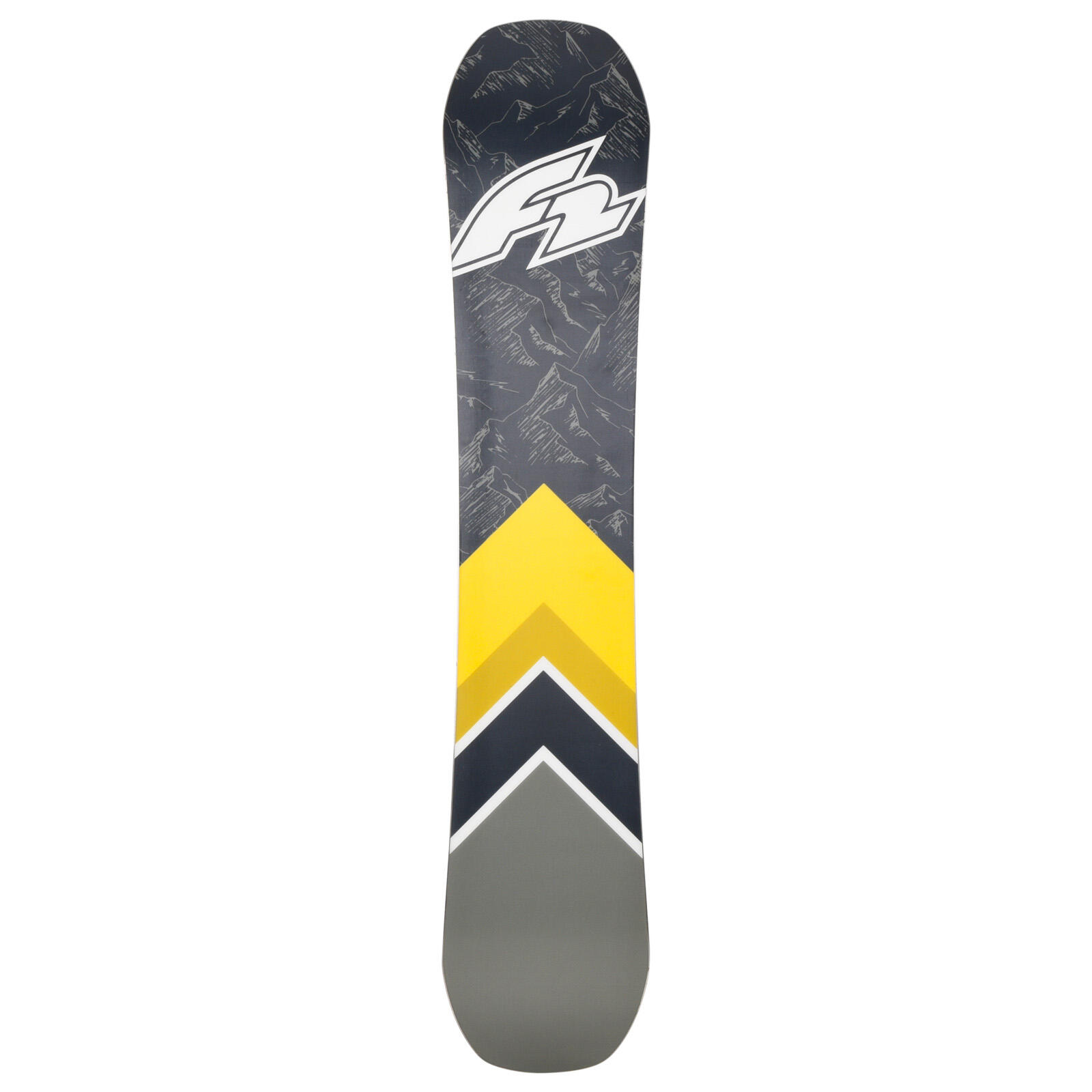 F2 Herren Snowboard T - Ride Wood Freeride/Freestyle 157 cm Schwarz/Grau 2023/24 2/2