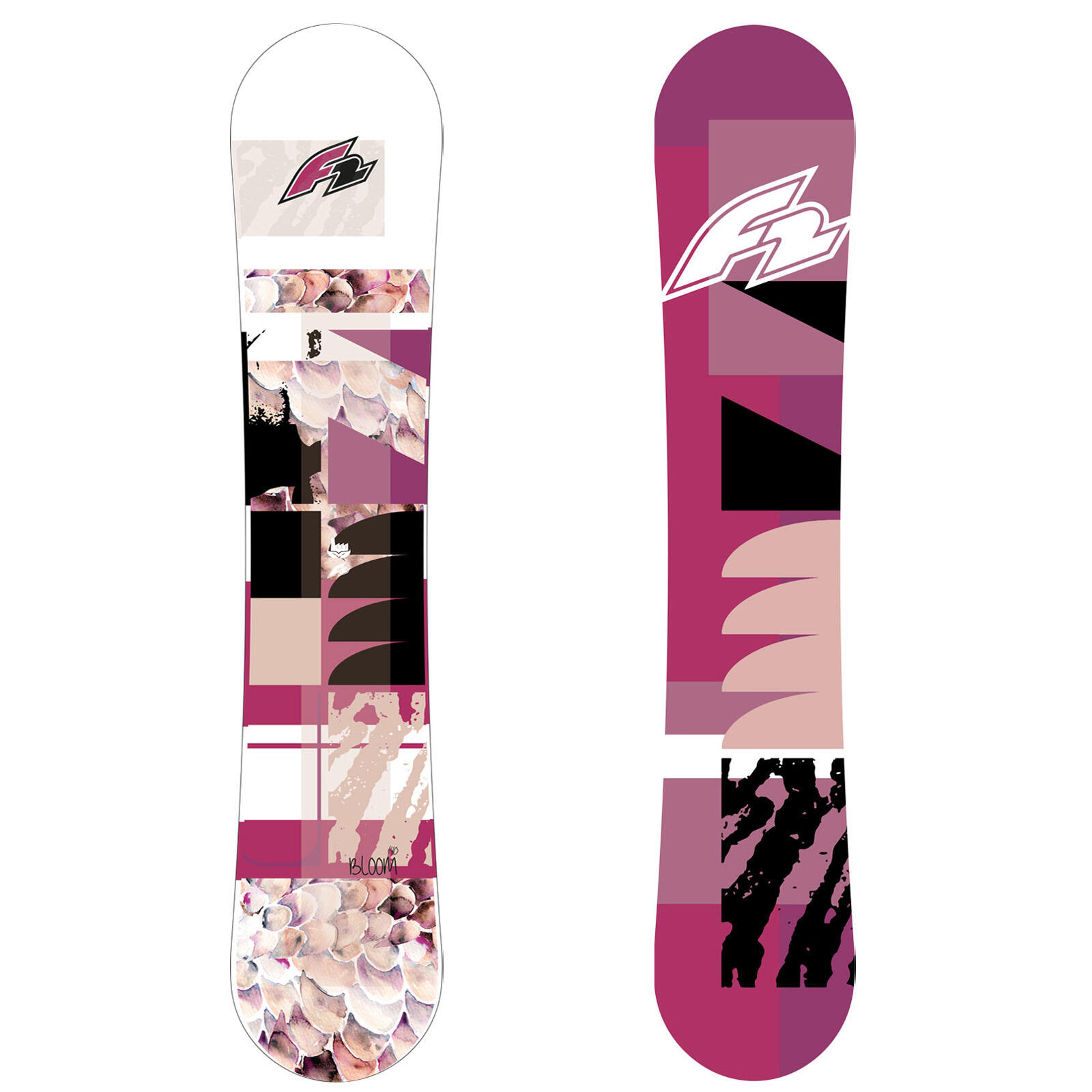 F2 Damen Snowboard Bloom Freeride/Freestyle 147 cm Weiß/Rosa 2023/24 1/2