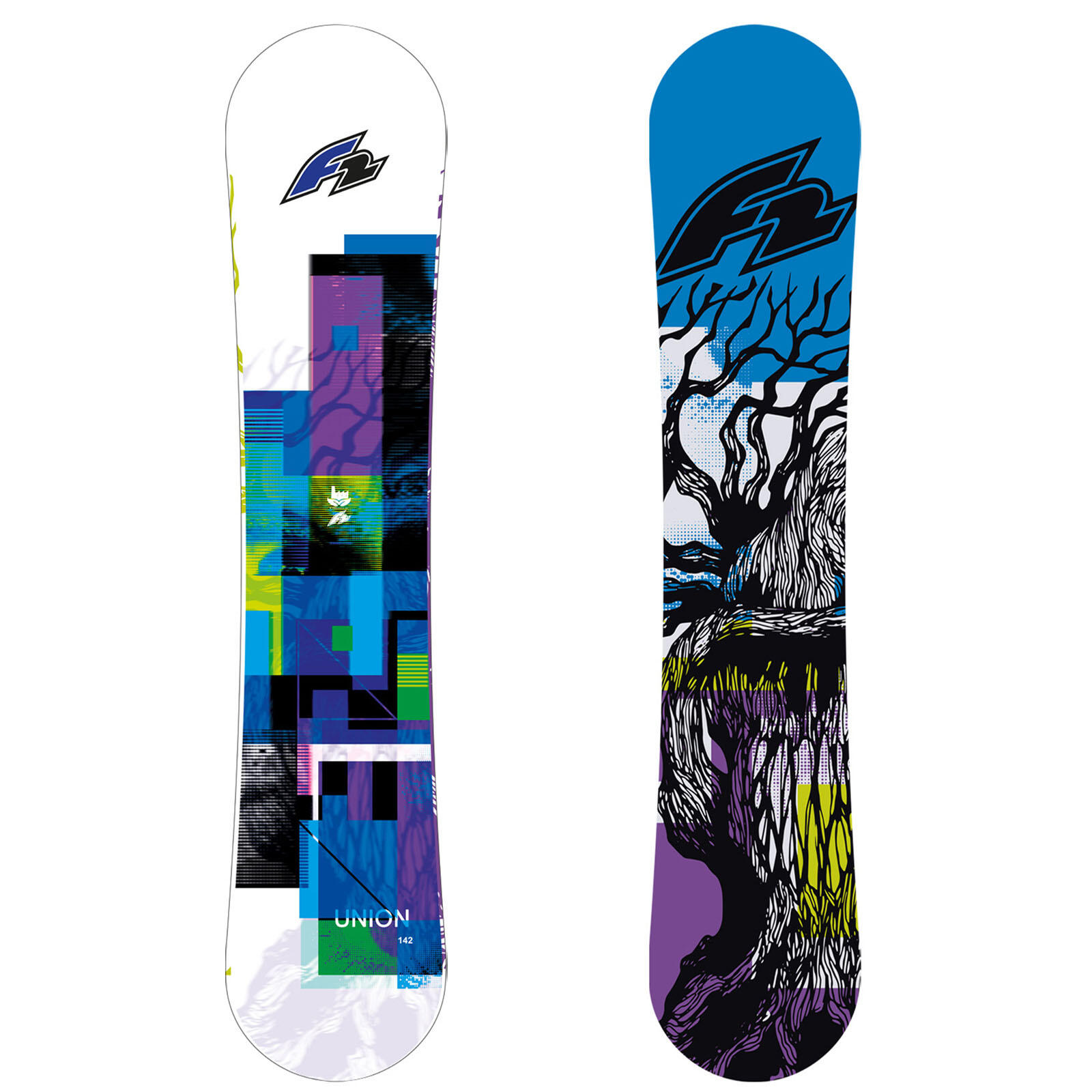 F2 F2 Herren Snowboard Union Freeride/Freestyle 157 cm Blau 2023/24