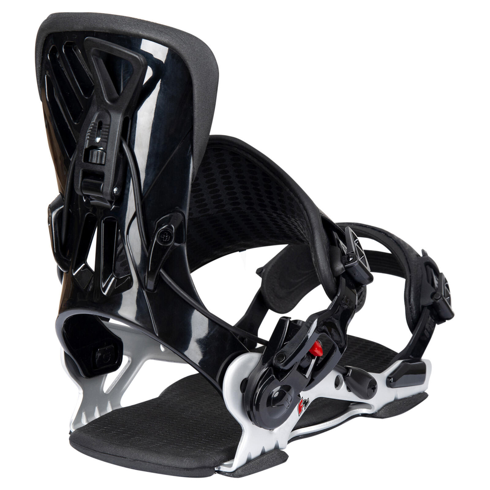 F2 Snowboard Soft  Bindung - Eliminator Carve Fastec Silber M 2/3