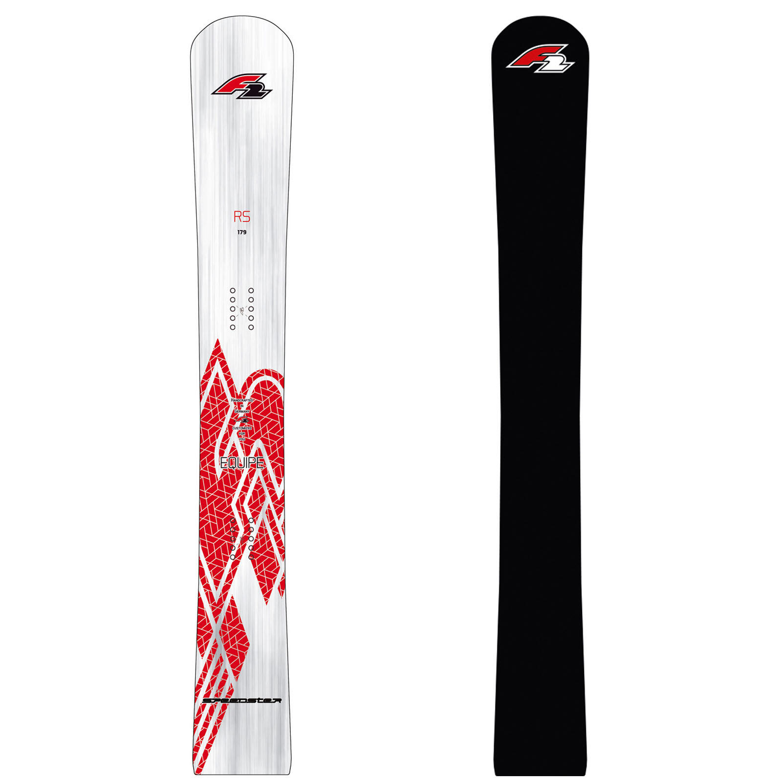 F2 F2   Snowboard Speedster Equipe RS TX Carbon Race 175 cm Silber/Rot 2024/25