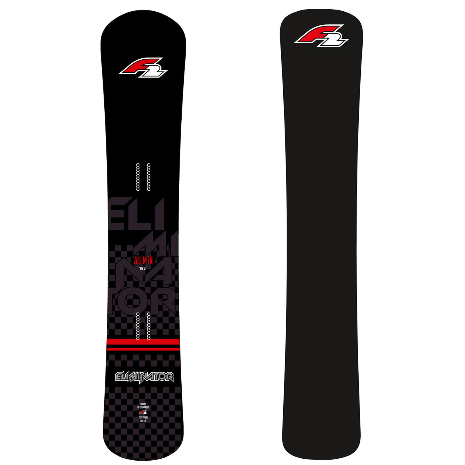F2 Snowboard Eliminator Carbon Race 158 cm Schwarz 2023/24