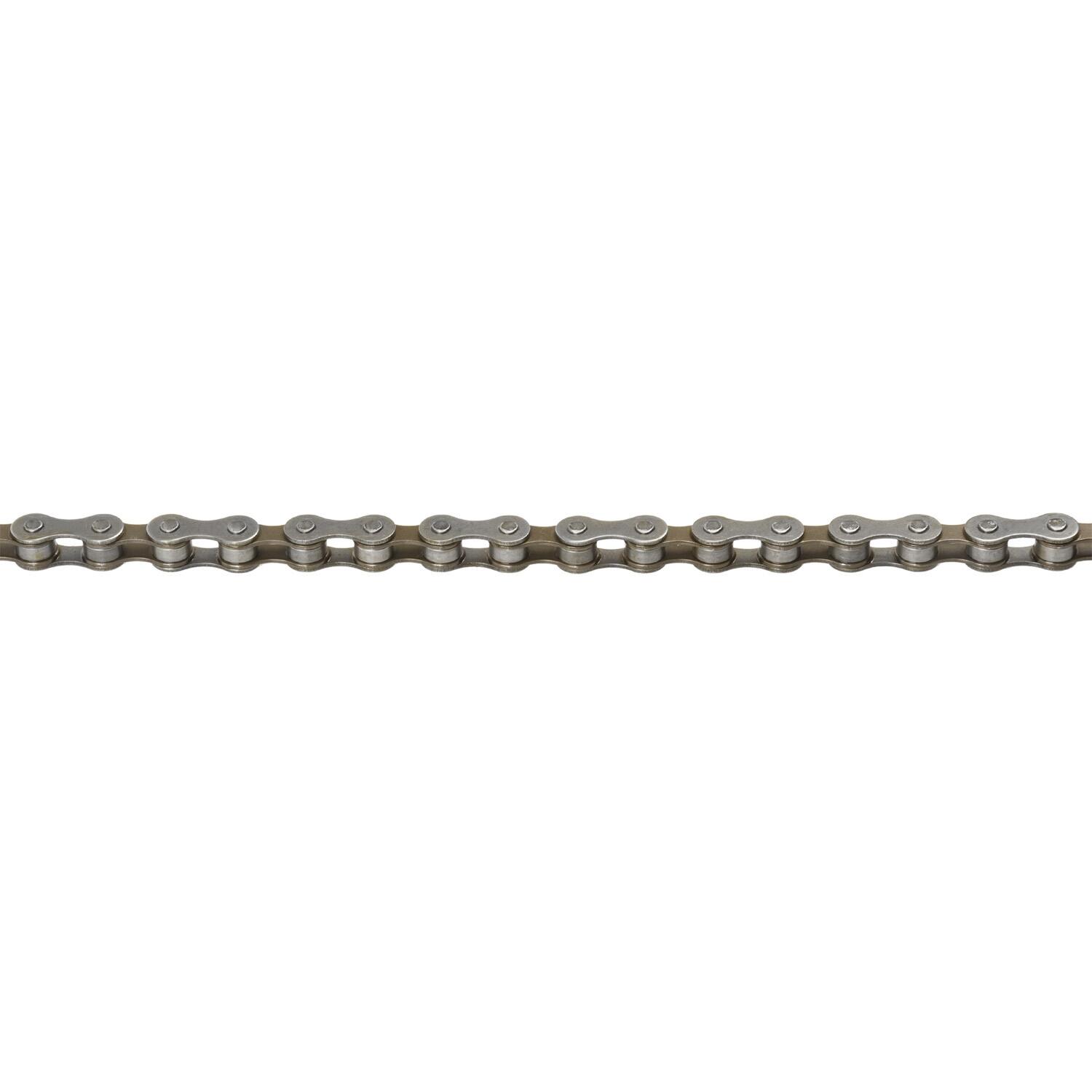 SHIMANO M-Wave Enkelvoudige Ketting 1/2 x 1/8 112L Grijs Bruin