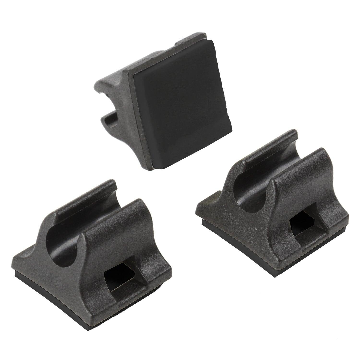 Zaciski do kabli M-Wave 4-5 mm czarne - 3 szt.