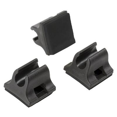Kabelclips m-wave 4-5 mm zwart - 3 stuks
