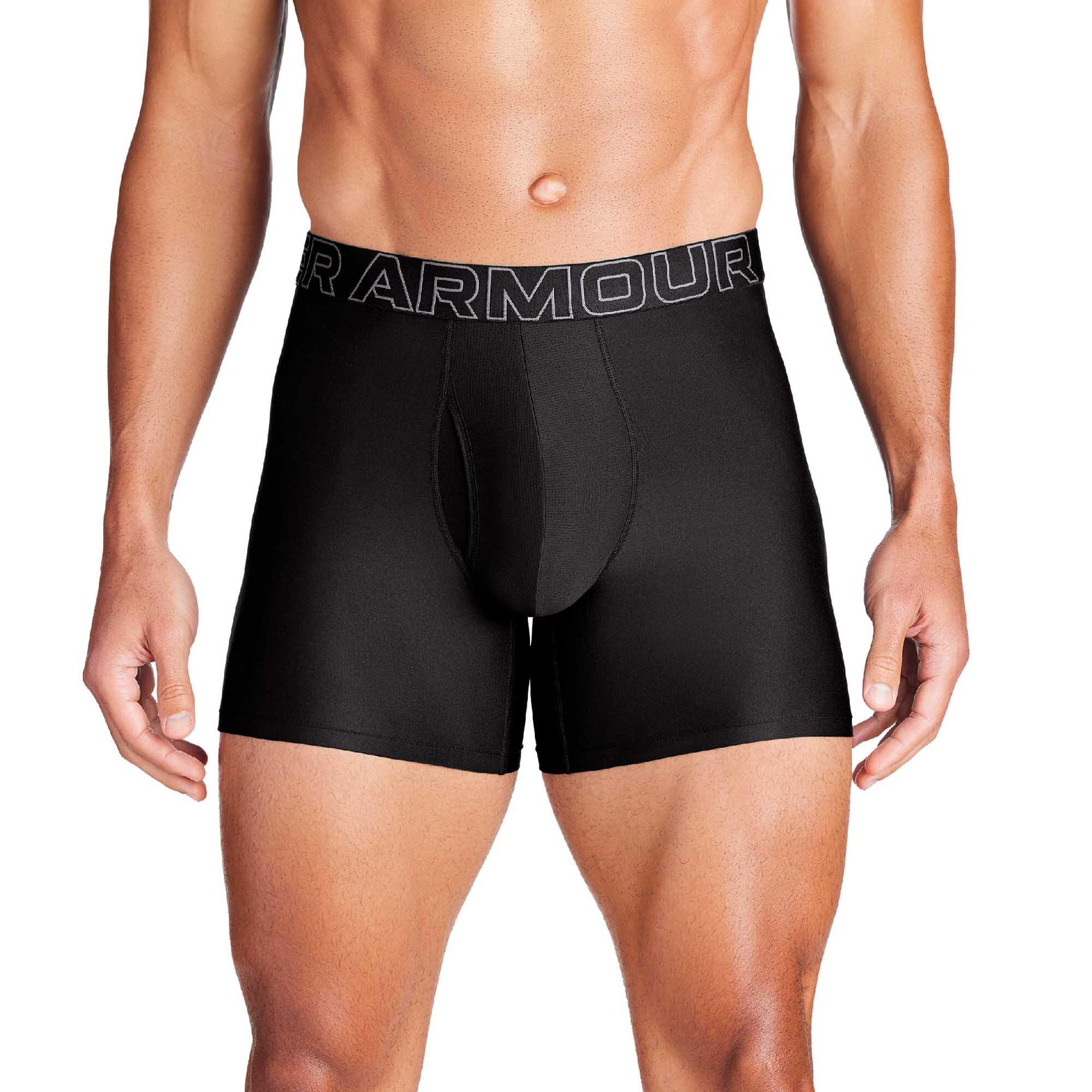 Boxer Hommes Paquet de 3 Conforme à la silhouette-UA PERFORMANCE TECH - SOLID 6 4/6